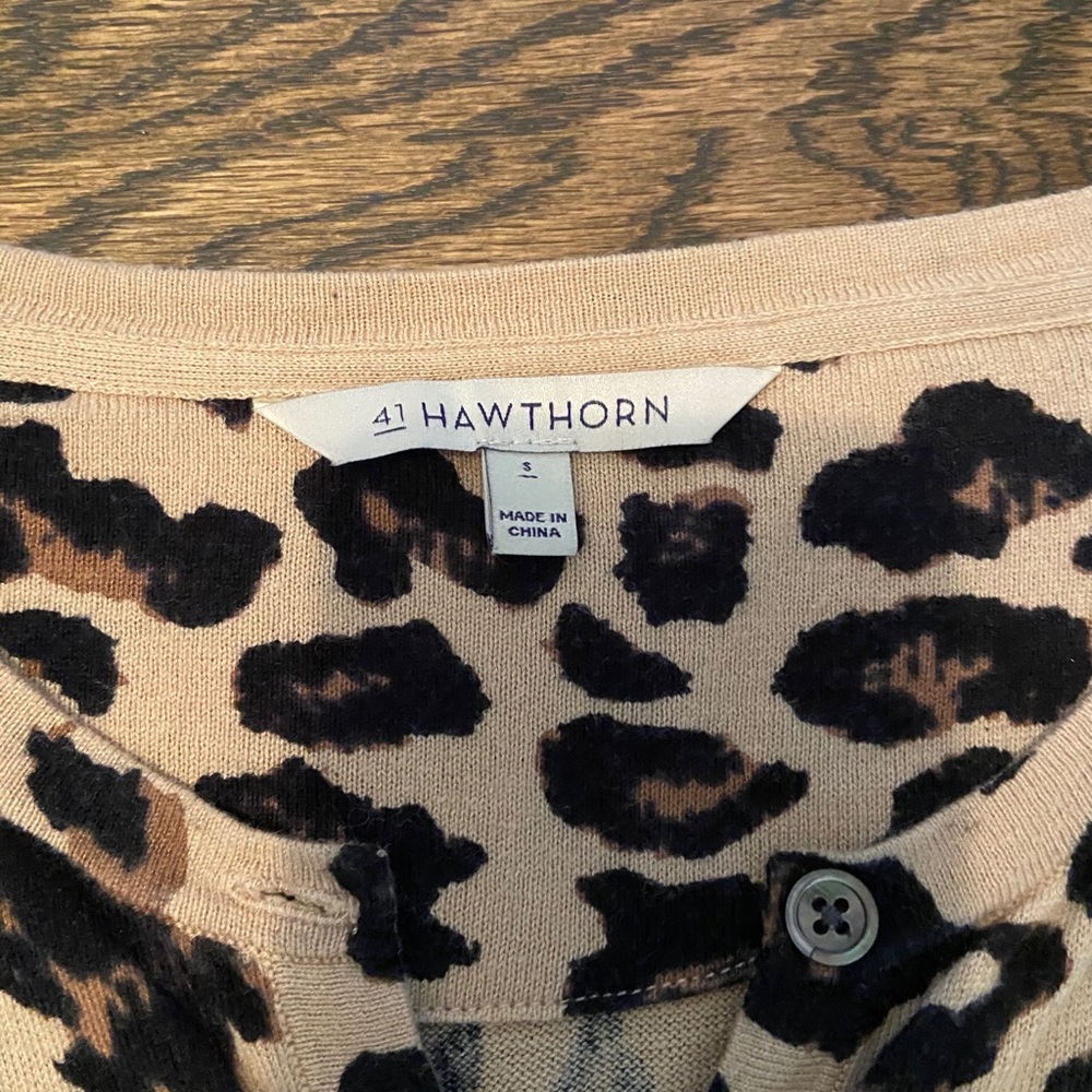 Leopard Print Cardigan - Picture 2 of 2